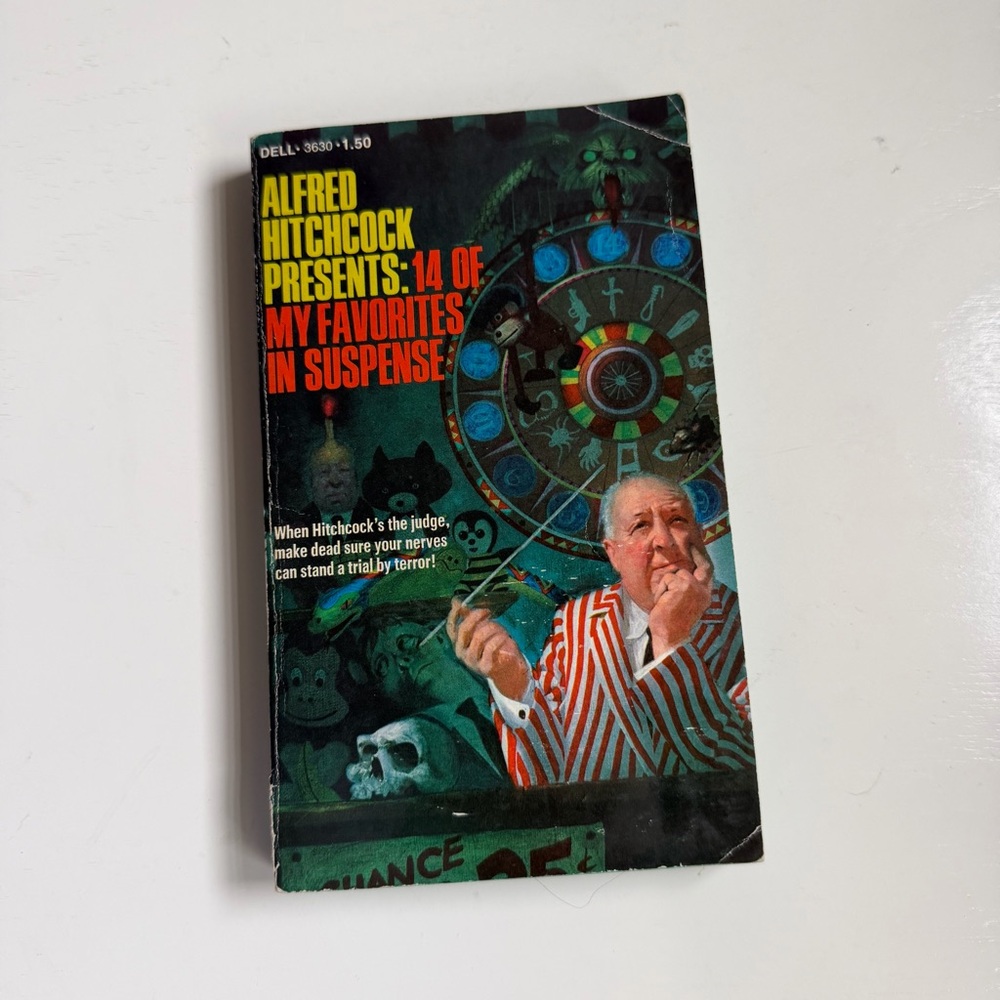 Alfred Hitchcock Presents: 14 of My Favorites in Suspense Vintage Book Paperback